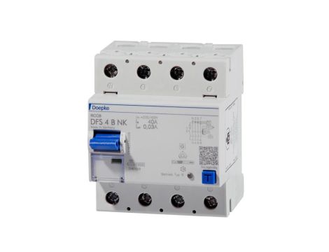 WYŁĄCZNIK DFS4 025-4/0,03-B NK RÓŻNICOWO-PRĄDOWY 3-FAZOWY 72124995