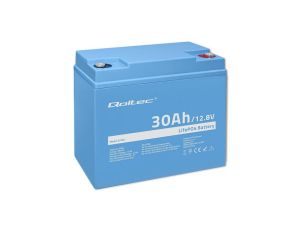 Qoltec Akumulator LiFePO4 Litowo-Żelazowo-Fosforanowy 12.8V 30Ah 384Wh BMS