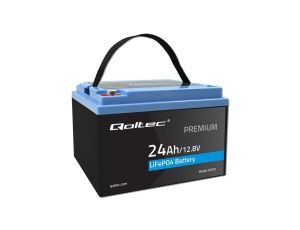 Qoltec Akumulator LiFePO4 Litowo-Żelazowo-Fosforanowy 12.8V 24Ah 307.2Wh BMS