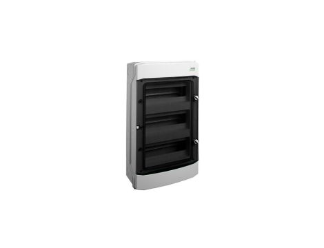 Rozdzielnica modułowa 4x12 natynkowa IP65 drzwi przeźroczyste PHS