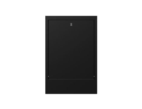 Szafka natynkowa ORN-1 do montażu rozdzielacza hydraulicznego na 4 obwody grzewcze 385x121x580mm czarna