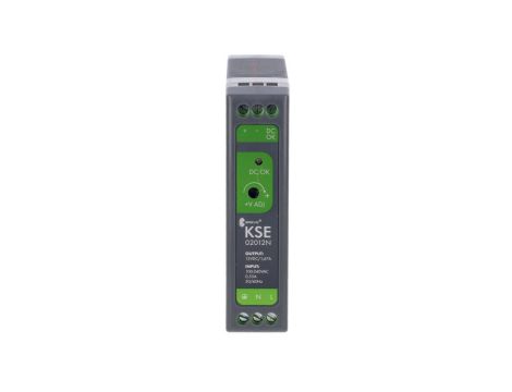 Zasilacz impulsowy KSE 02012P 230/ 12VDC 1,67A 20W na szynę DIN, Uzas: 85-264VACVAC, Ta70, 17000-1011