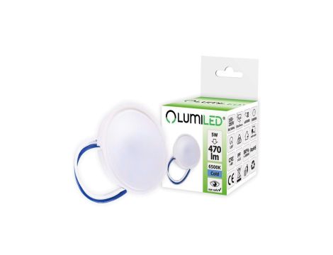 Wkład do Opraw LED MR16 Moduł INSERT Mleczny 5W = 50W 120 470lm 6500K Zimna LUMILED