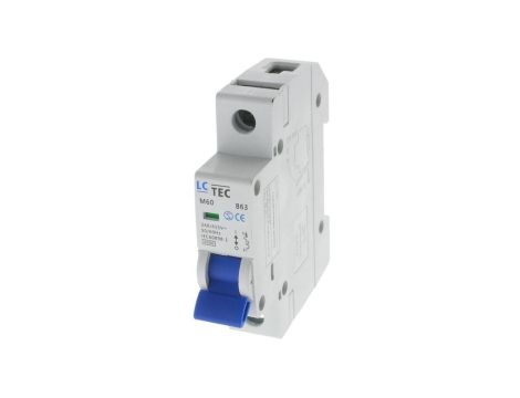 Wyłącznik nadprądowy M60 1P 1M 1F B 63A 6kA