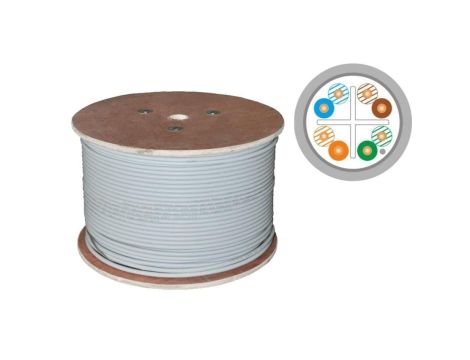 Kabel teleinformatyczny F/UTP kat.6 PVC Eca Q-LANTEC /305m/