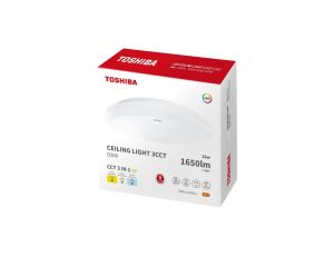 TOSHIBA LED CEILING 30 16W 3CCT (W)