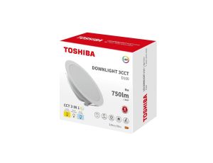 TOSHIBA LED DOWN LIGHT D100 8W 3CCT
