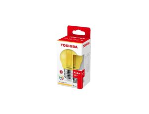 TOSHIBA LED FILAMENT (YELLOW) G45 E27 4.5W/10szt./