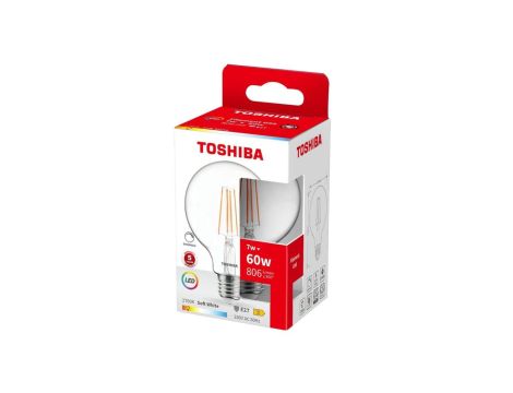 TOSHIBA LED FILAMENT G95 E27 7W 2700K DIM/10szt./