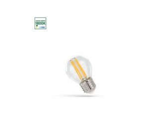 LED KULKA E-27 230V 4W COG 1800K CLEAR SPECTRUM