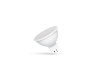 LED MR16 12V 6W SMD WW z MLECZNĄ SZYBKĄ SPECTRUM +