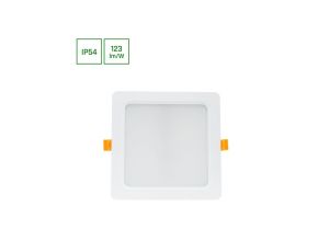 Oprawa downlight DURE 3 18W 2200lm 3000K IP54 IK06 170x170x34 biały