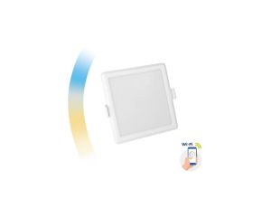 Panel LED ALGINE DOWNLIGHT 6W 520lm CCT+DIM Wi-Fi IK06 112x112x 35mm biały SMART