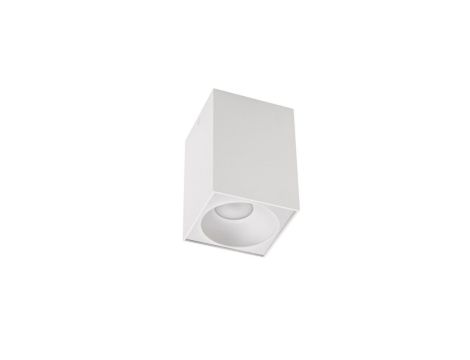 CHLOE ELEMENTO NATYNKOWA GU10 250V IP20 95x95x138mm BIAŁY kwadrat.