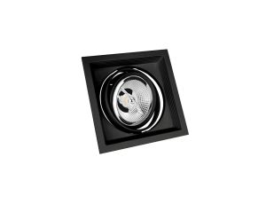 Oprawa downlight MDD MAXI UNO GU10 AR111 186x186x43mm czarny