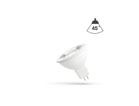 LED MR16 12V 4W SMD 45 st NW z soczewką SPECTRUM