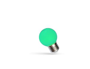LED KULKA E-27 230V 1W ZIELONY SPECTRUM