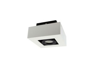 Oprawa natynkowa MIRORA GU10 145x145x85mm biały / czarny