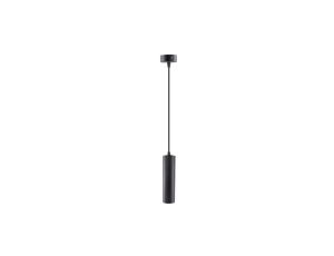 Oprawa wisząca MADARA MINI II GU10 IP20 fi55x200mm czarny kabel 1m