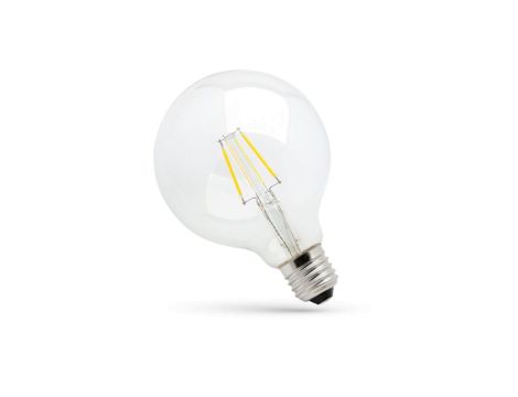 LED GLOB G95 E-27 230V 4W COG WW CLEAR DIMMABLE SPECTRUM