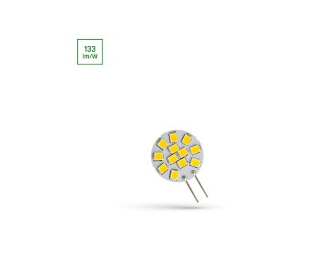 LED G4 12V 1,2W 12 LED WW 20mm SPECTRUM