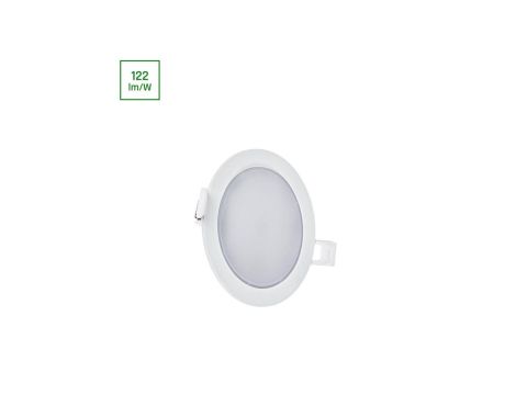 ALGINE ECO 2w1 NATYNK-PODTYNK DOWNLIGHT 6W WW 230V 110st IP20 IK06 115x35mm BIAŁY okrągła