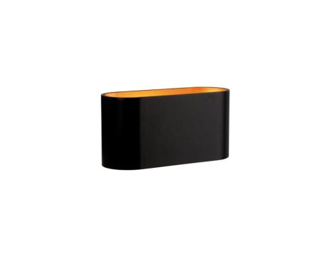 SQUALLA G9 KINKIET G9 250V IP20 80x80x160mm CZARNY ZŁOTY