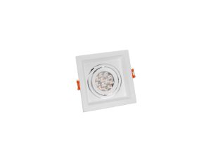 Oprawa downlight MDD MINI UNO GU10 110x110x40mm biały
