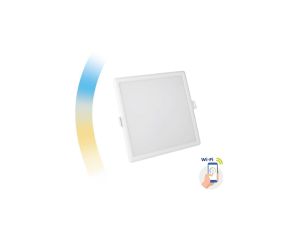 Panel LED ALGINE DOWNLIGHT 12W 1150lm CCT+DIM Wi-Fi IK06 162x162x35mm biały SMART