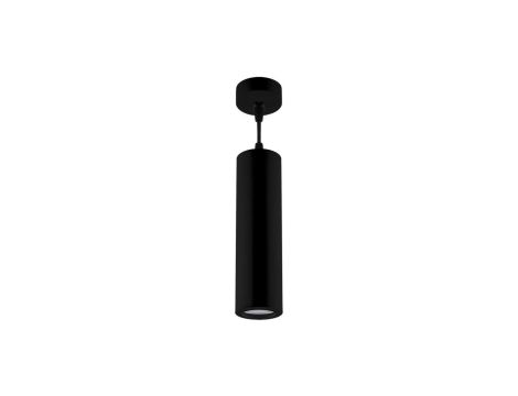 Lampa sufitowa pojedyncza wisząca tuba nad stół WESPA czarny GU10 03499 STRUHM