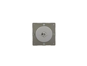 VariGrid Włącznik uchylny pojedynczy Metal stal szlifowana dźwigniowy 10A 230V uchylny EGT1S (system ramkowy Varilight)