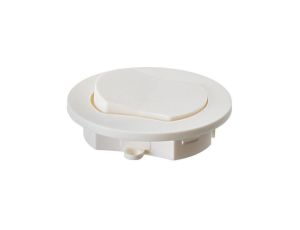 Włącznik meblowy biały wpuszczany fi65 230V 2,5A z kablem 2m 2x0,75mm2