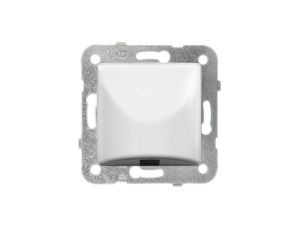 Panasonic LINNERA S płytka czołowa z ramką szkieletową na wypust kablowy biały połysk 91440077