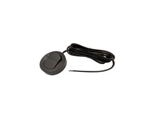 Włącznik meblowy czarny nawierzchniowy fi65 230V 2,5A z kablem 2m 2x0,75mm2