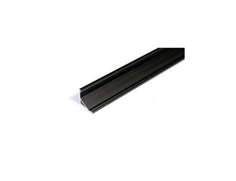 Profil led EKO narożny kątowy czarny 2m aluminiowy do taśm led (E) C9020021 Cabi12 black