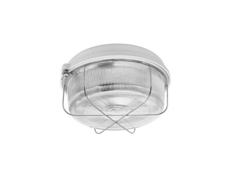 Kanlux oprawa kanałowa INES 7061N 1xE27, hermetyczna IP43, wytrzymała IK08, metalowa siatka ochronna