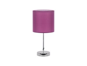 Lampka stołowa nocna AGNES 03148 fioletowo-srebrna STRUHM