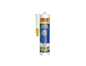 SOUDAL Silikon sanitarny biały 280ml