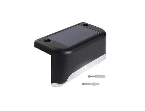 Solarna lampa schodowa tarasowa LED Maclean IP44, 4000K, Ni-MH 100 mAh, 80x45x45mm, czuj. zmierzchu MCE319