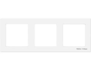 SINUM FG-03 Ramka szklana potrójna kolor biały