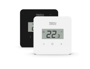 SINUM R-8b PLUS Regulator pokojowy bezprzewodowy kolor biały