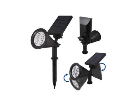 Lampa solarna LED 1,2W 120lm ogrodowa, wbijana 34cm IP65