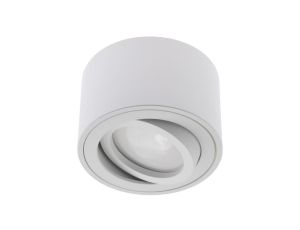 Oprawa Natynkowa HALOGENOWA Spot Tuba Ruchoma AMAT-S Okrągła Biała 50mm LUMILED