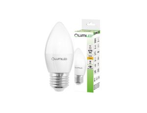 Żarówka LED E27 B35 5W = 40W 470lm 3000K Ciepła 180 LUMILED