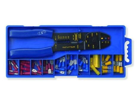 Zestaw szczypce 536, 0.25-6mm2+koncówki izolwane 50szt.