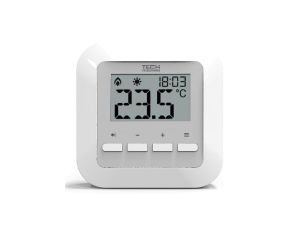 TECH ST-295 V2 - Regulator pokojowy bezprzewodowy dwustanowy biały
