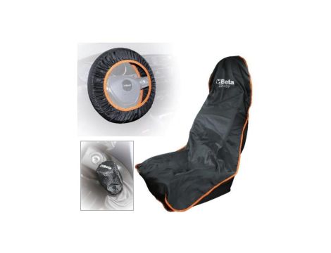 Zestaw pokrowców na siedzenia i kierownicę