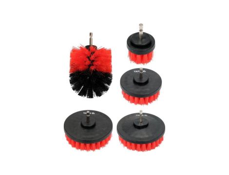 ZESTAW SZCZOTEK NA WIERTARKĘ HEX 5SZT.