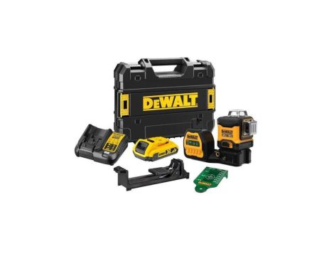 LASER LINIOWY 3-PŁASZCZYZNOWY 12/18V ZIE. WIĄZKA XR 1*2.0AH