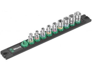 ZESTAW KLUCZY NASADOWYCH ZYKLOP 1/4, 9CZ LISTWA MAGNETYCZN